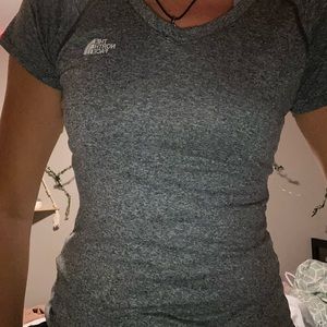 Light grey north face shirt